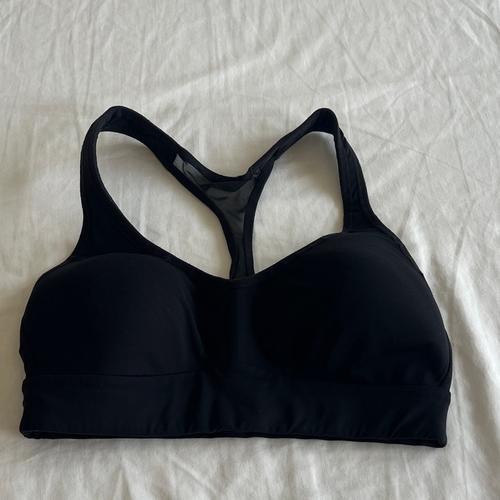 lululemon athletica Black Racerback Sports Bra